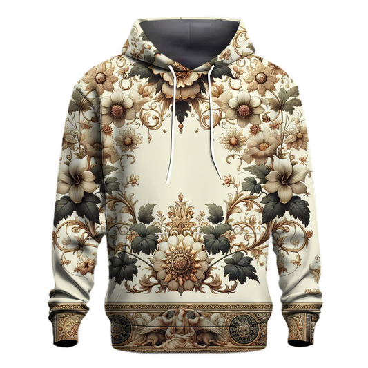 Renaissance Floral Elegance Hoodie