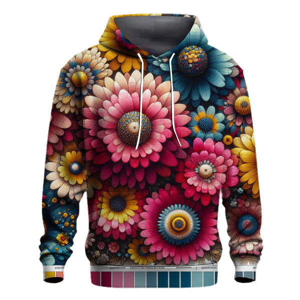 Funky Flower Burst Hoodie