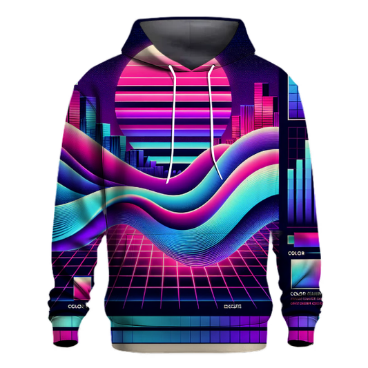 Synthwave Neon Glare Hoodie