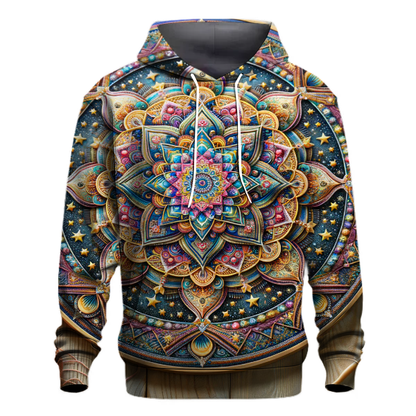 Celestial Mandala Art Hoodie