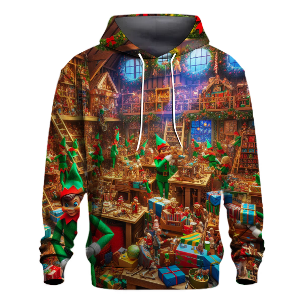 Joyful Elves Working Hoodie