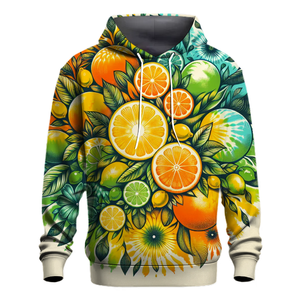 Citrus Sunshine Burst Hoodie