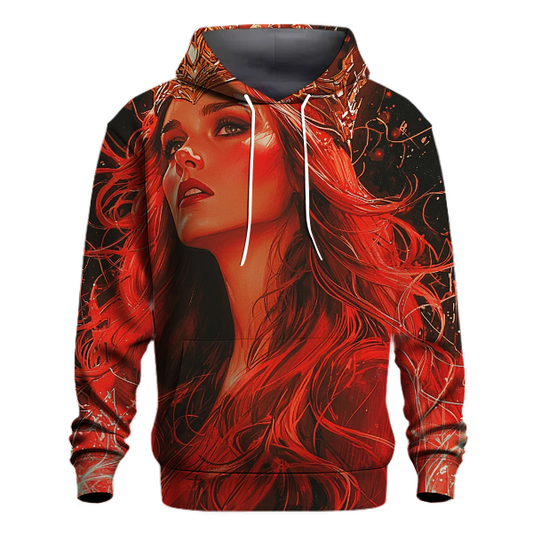 Elizabeth Olsen The Scarlet Witch's Mystical Allure Hoodie