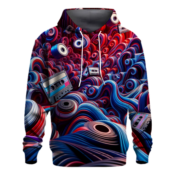 Cassette Wave Nostalgia Hoodie