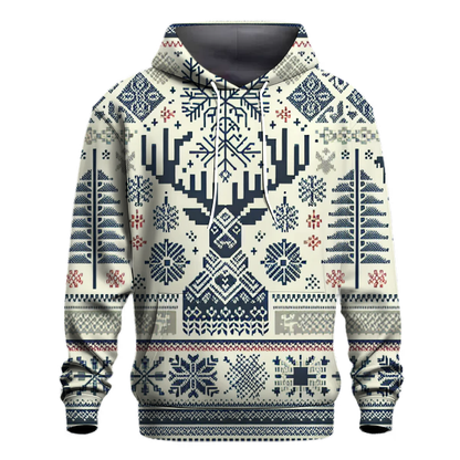 Nordic Knitted Patterns Hoodie