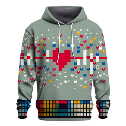 Pixel Heartbeat Hoodie