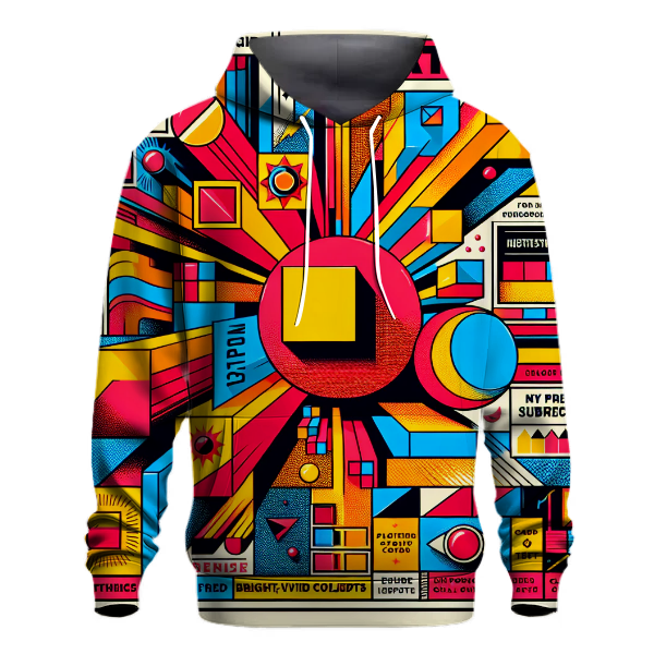 Classic 80s Pop Art Hoodie