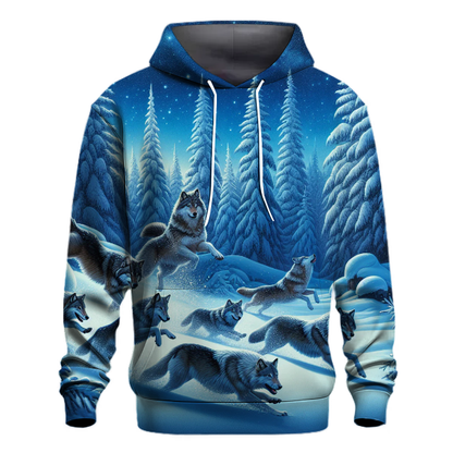 Winter Wolves Snow Dance Hoodie