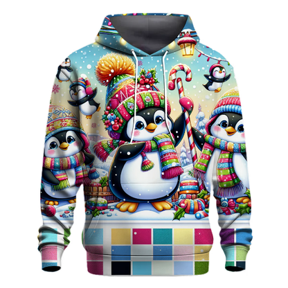 Cute Christmas Penguins Hoodie