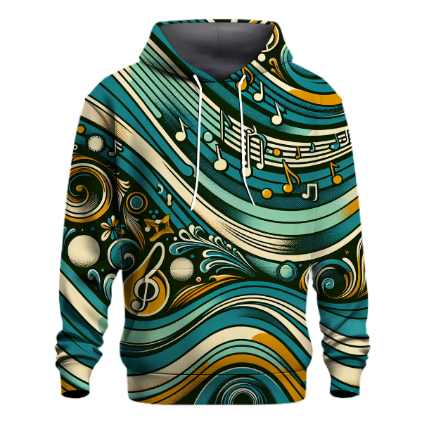 Retro Wave Melody Hoodie