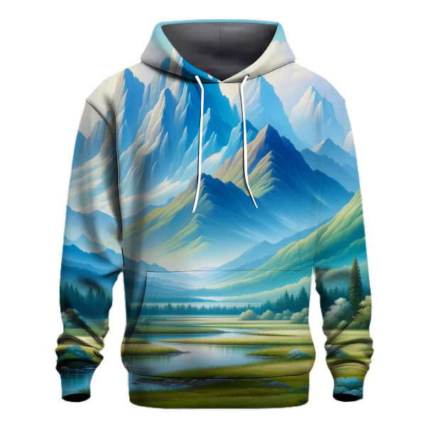 Serene Mountain Retreat Hoodie