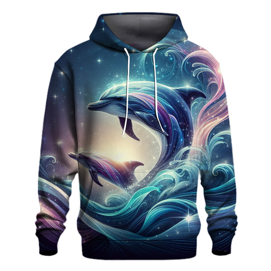 Cosmic Dolphin Symphony Hoodie