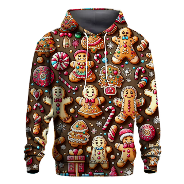 Jolly Gingerbread Friends Hoodie