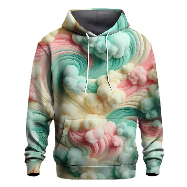 Whimsical Candy Clouds Hoodie