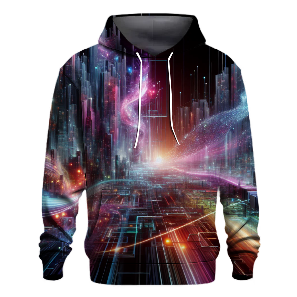 Techno Dreamwave Vibes Hoodie