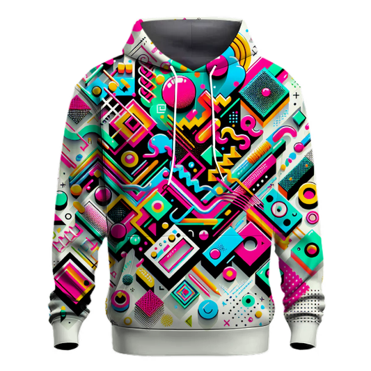 Radical Neon Patterns Hoodie Hoodie Trends