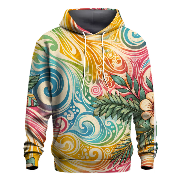 Tropical Breeze Tie-Dye Hoodie