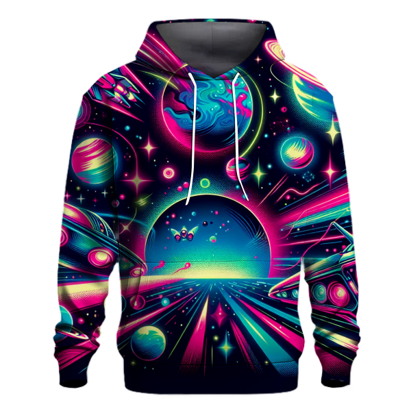 Neon Space Odyssey Hoodie