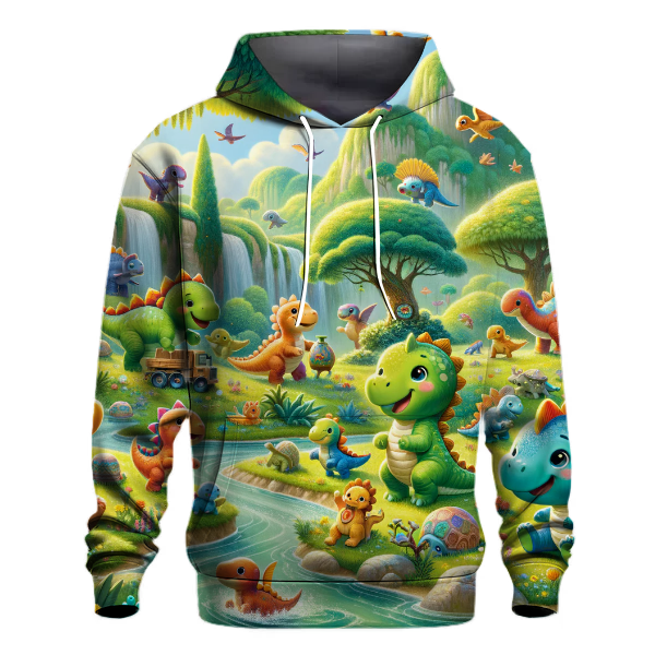 Cute Dino Dreams Hoodie