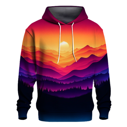 Mountain Sunset Gradient Hoodie