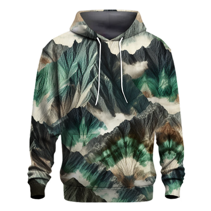 Mountain Escape Tie-dye Design Hoodie