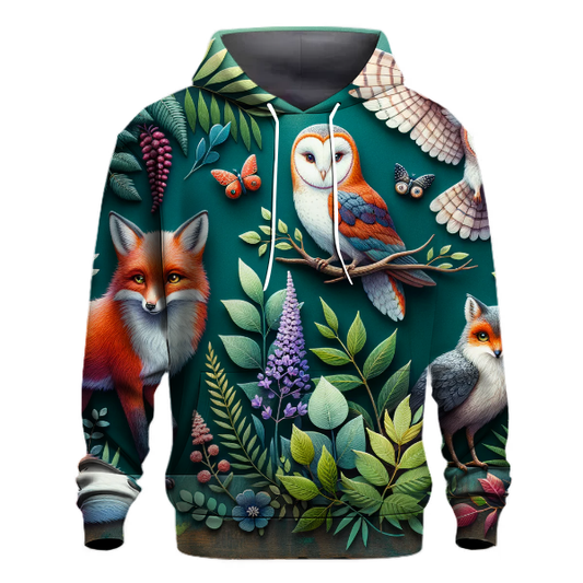 Charming Woodland Animals Hoodie