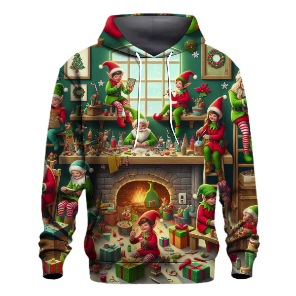 Jolly Elf Workshop Hoodie