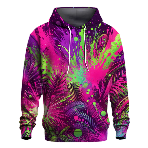 Neon Jungle Rave Hoodie