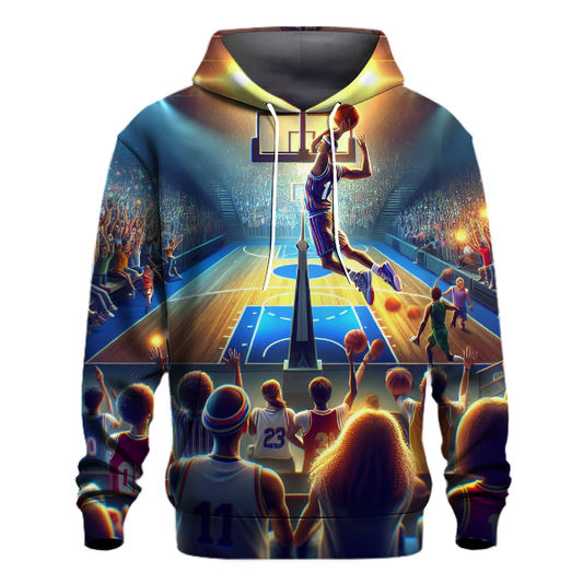 Basketball Game On Hoodie