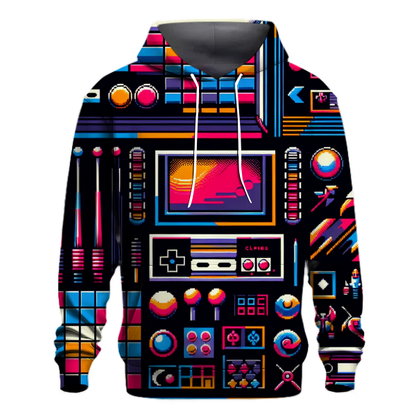 Vibrant Arcade Adventure Hoodie