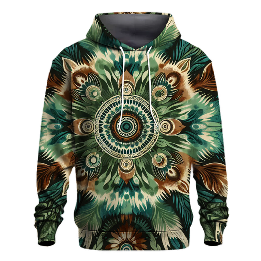 Rainforest Whisper Tie-Dye Hoodie