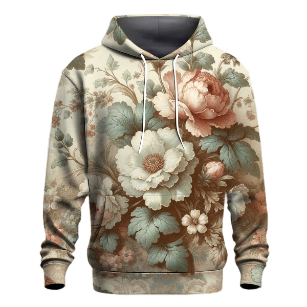 Vintage Floral Reverie Hoodie