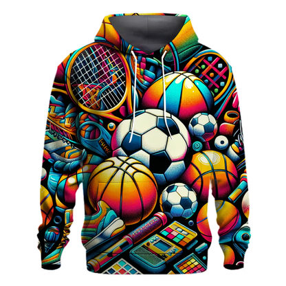 Retro Sports Vibes Hoodie