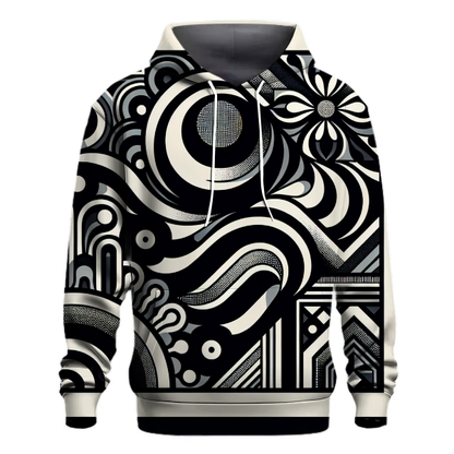 Modernist Optical Illusion Hoodie Lightweight Hoodies