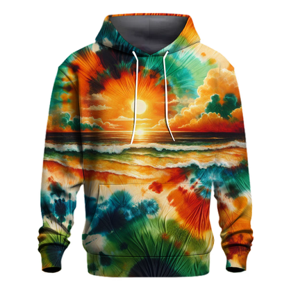 Tropical Paradise Tie-Dye Hoodie