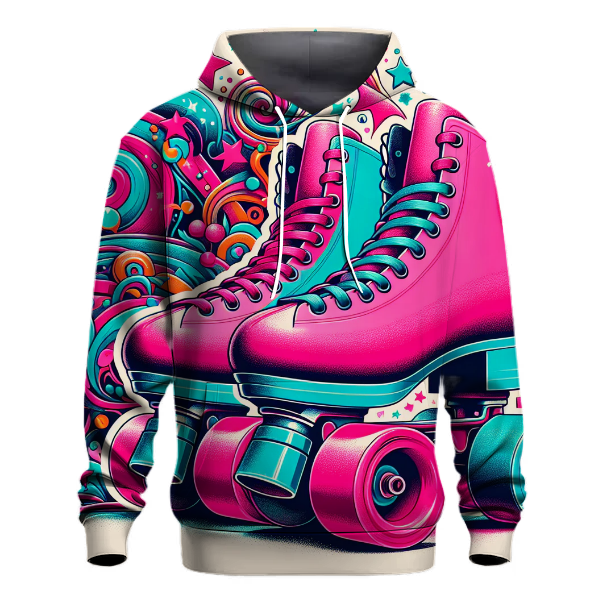 Vintage Roller Skates Hoodie