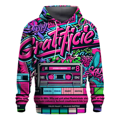 Electric 80s Graffiti Hoodie