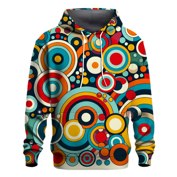 Colorful Circles and Dots Hoodie