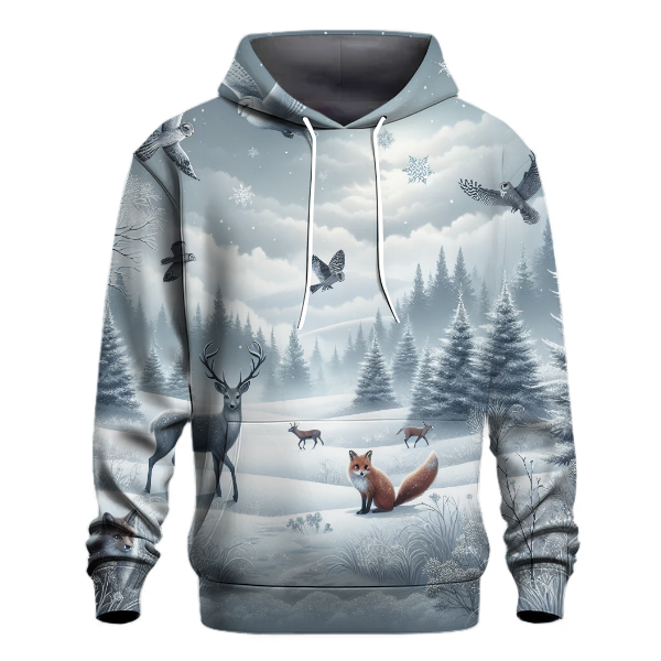 Winter Wonderland Wildlife Hoodie