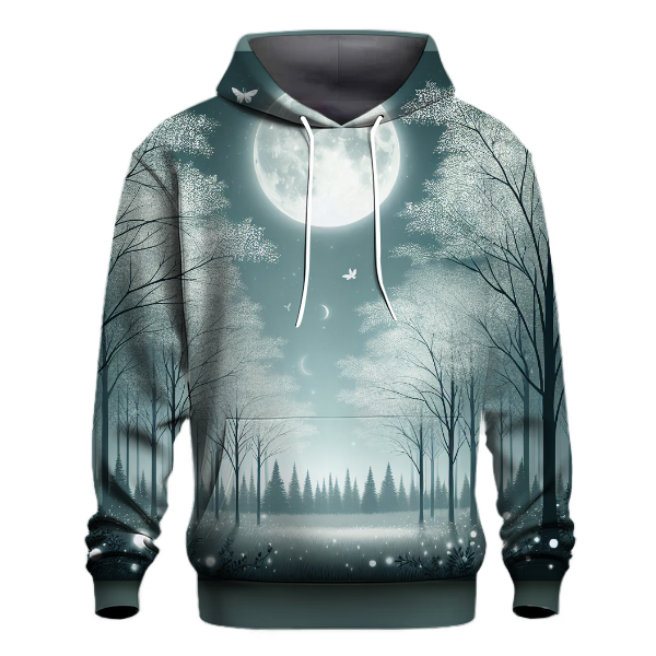 Enchanting Moonlit Forest Hoodie