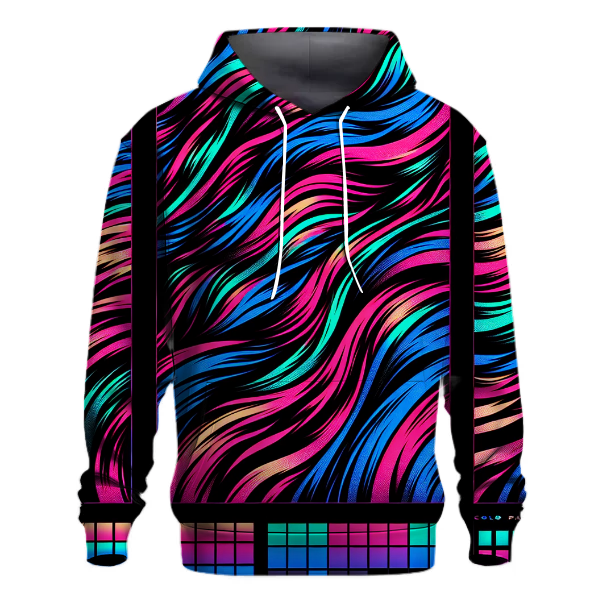 Neon Tiger Stripe Hoodie