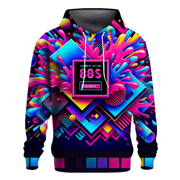 Electric Color Splash Hoodie