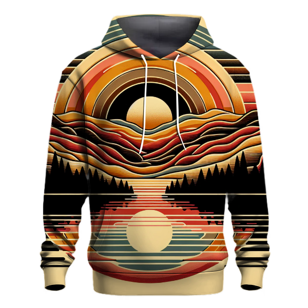 Vintage Retro Sunset Hoodie