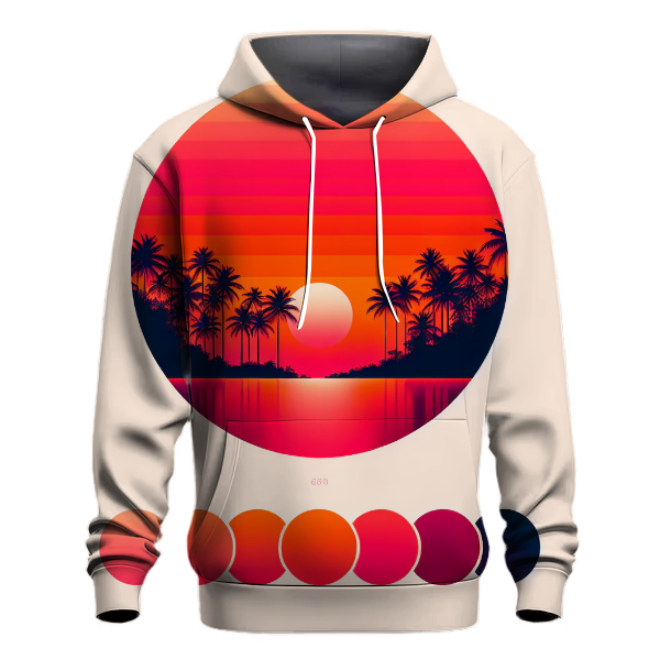 Tropical Sunset Drift Hoodie