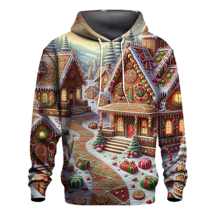 Jolly Gingerbread Village Hoodie