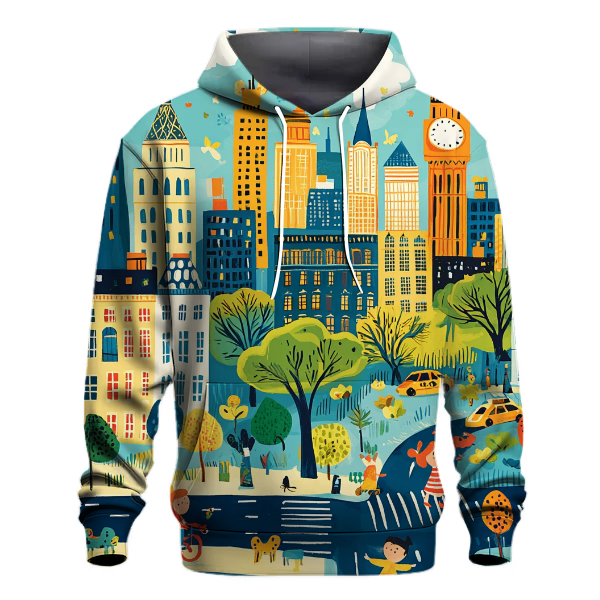 Whimsical City Dreams Hoodie