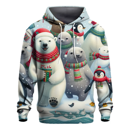 North Pole Animal Parade Hoodie