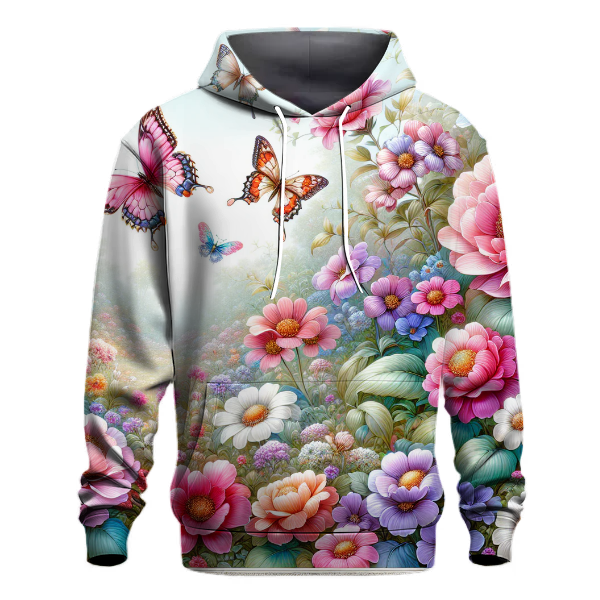 Enchanting Butterfly Garden Hoodie