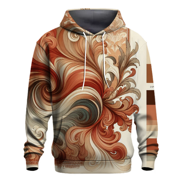 Rustic Charm Tie-dye Design Hoodie