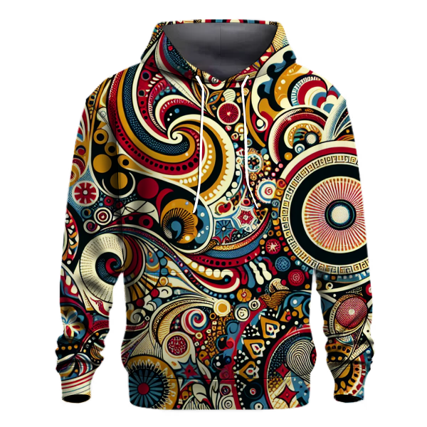 Funky Bohemian Patterns Hoodie